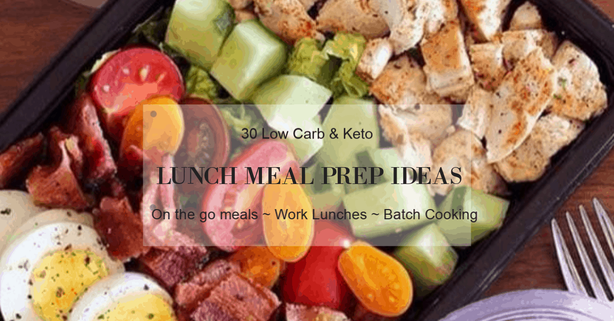 low carb lunch ideas cover image