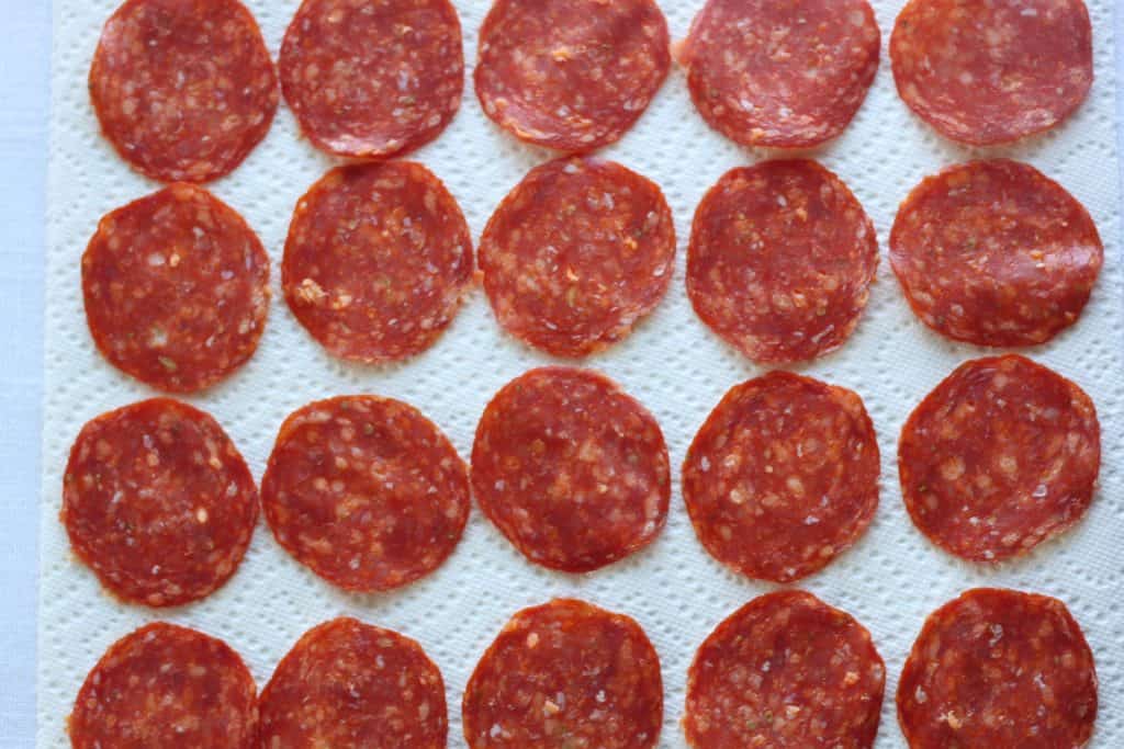 low carb pepperoni chips