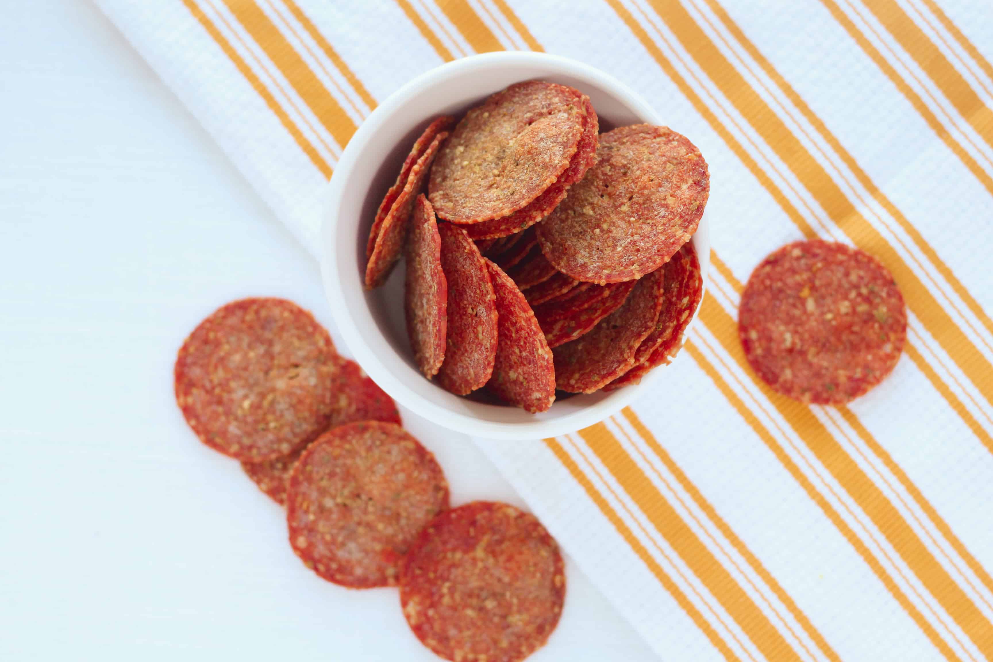 how to make pepperoni chips