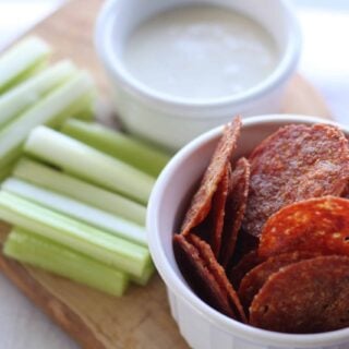 microwave pepperoni chips