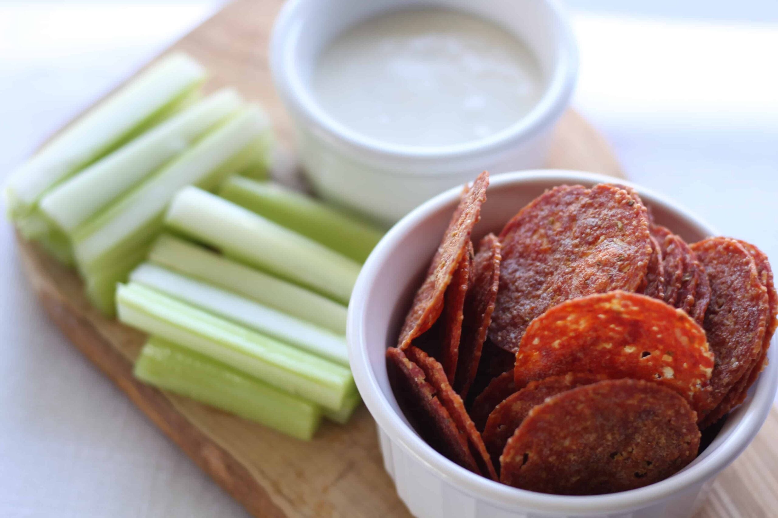 microwave pepperoni chips