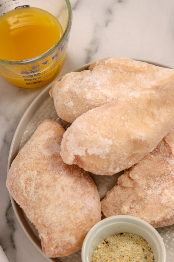 pressure cooker frozen chicken
