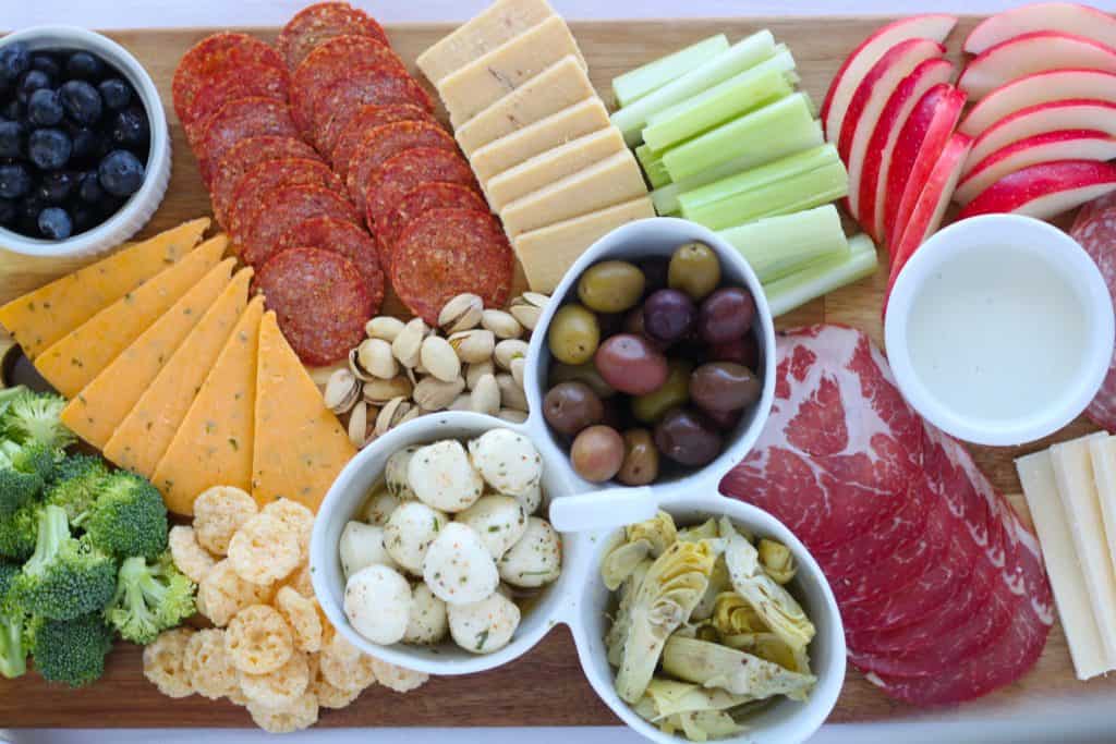 healthy charcuterie board