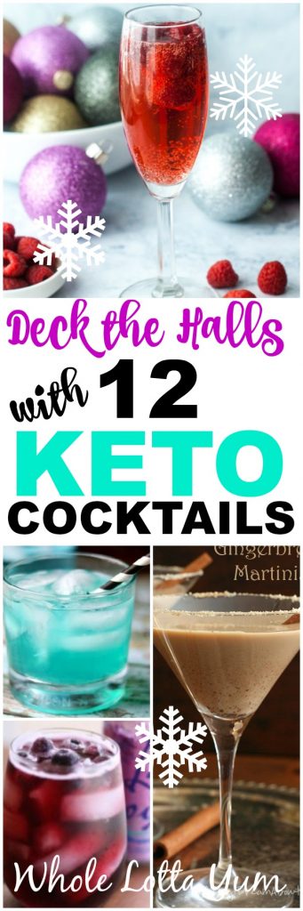 12 keto holiday cocktails for Christmas and New Years