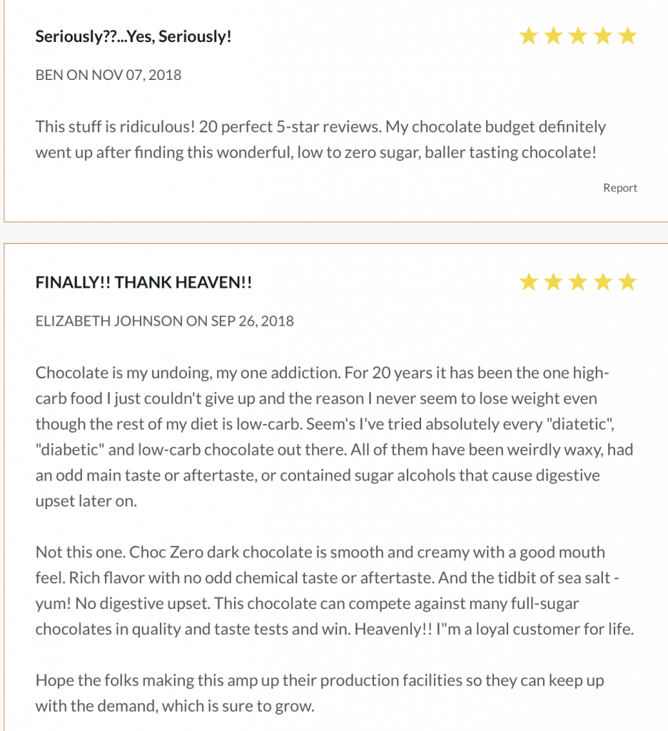 ChocZero keto bark reviews