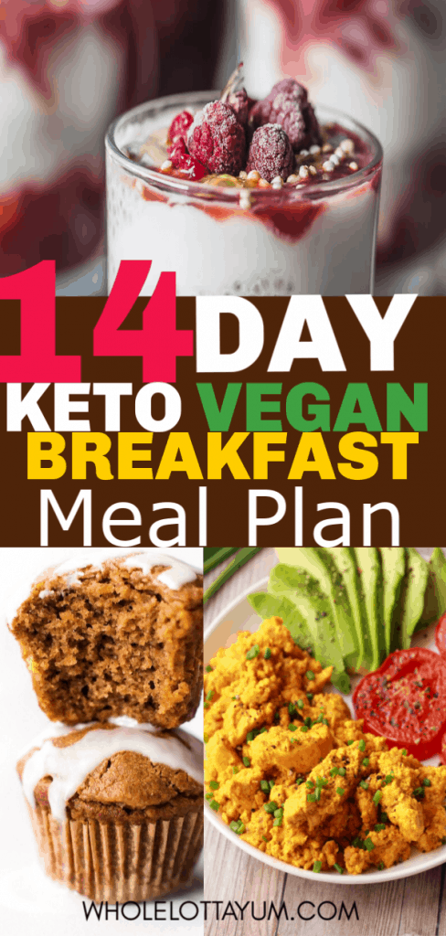 14 day keto vegan meal plan for breakfast