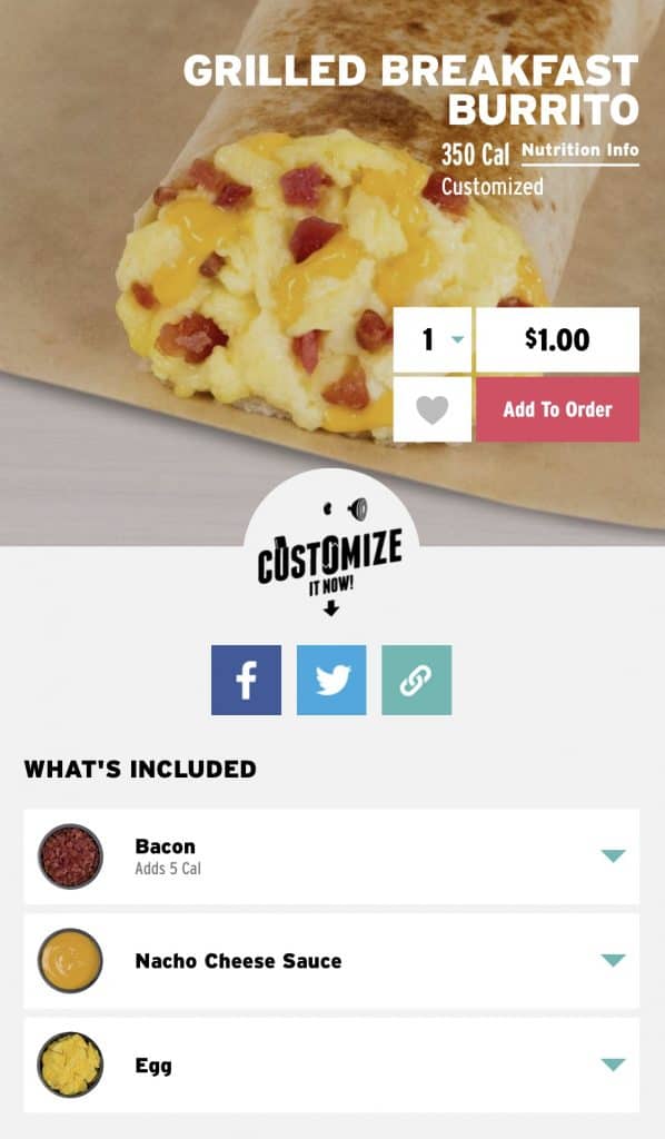 keto taco bell breakfast 