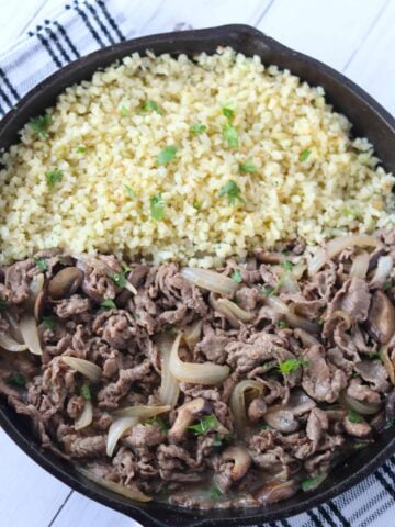 keto beef stroganoff