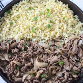 keto beef stroganoff