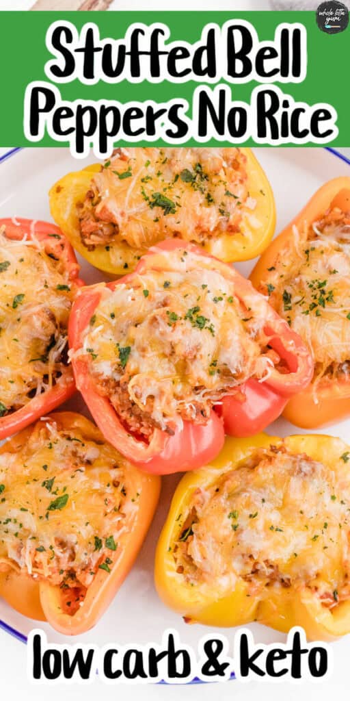 stuffed peppers no rice pin