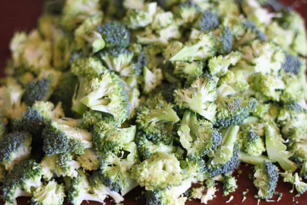 chopped broccoli
