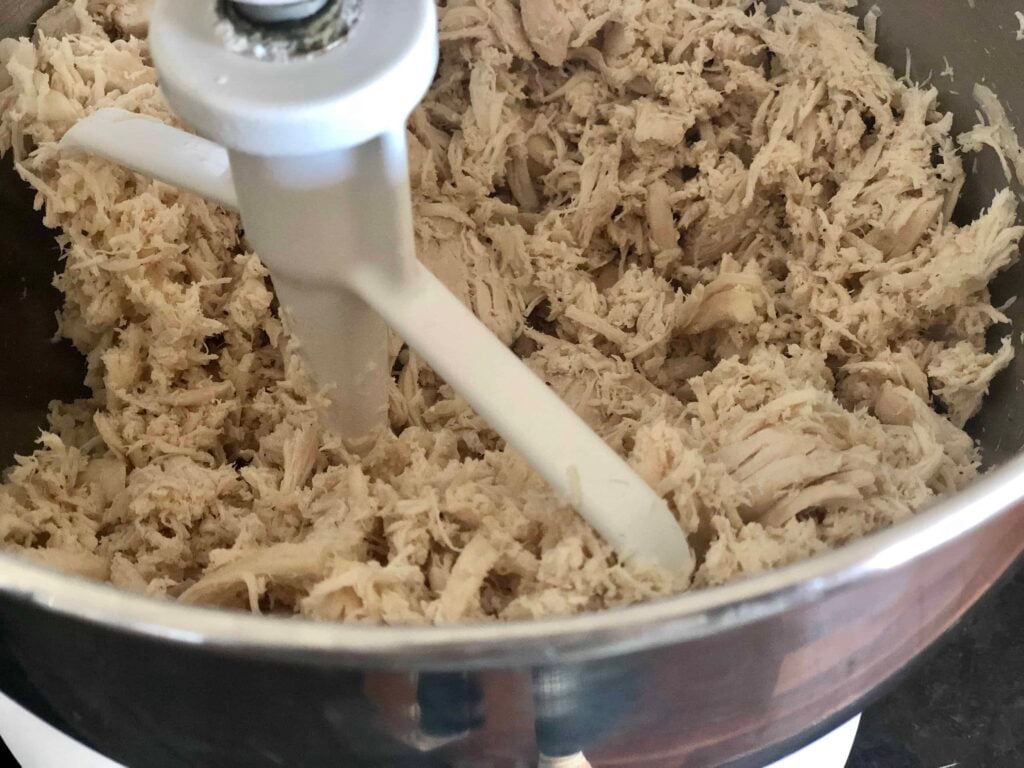shred chicken with kitchenaid