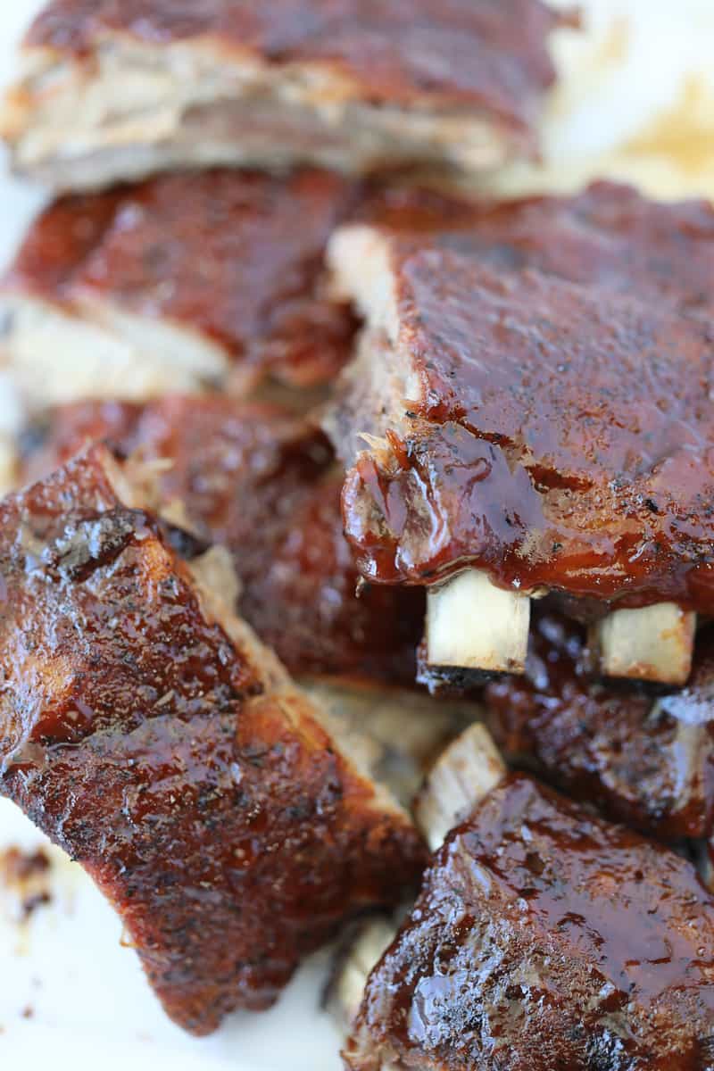 photo of the best oven ribs whether you're making pork spare ribs in oven or baby back ribs