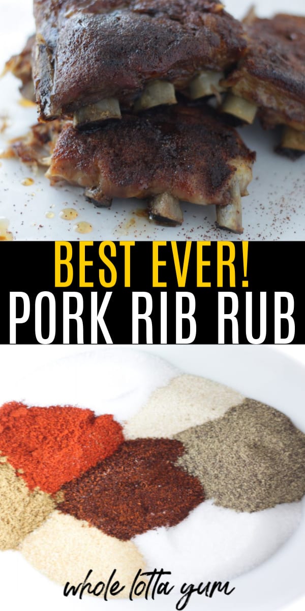 pork rib rub recipe