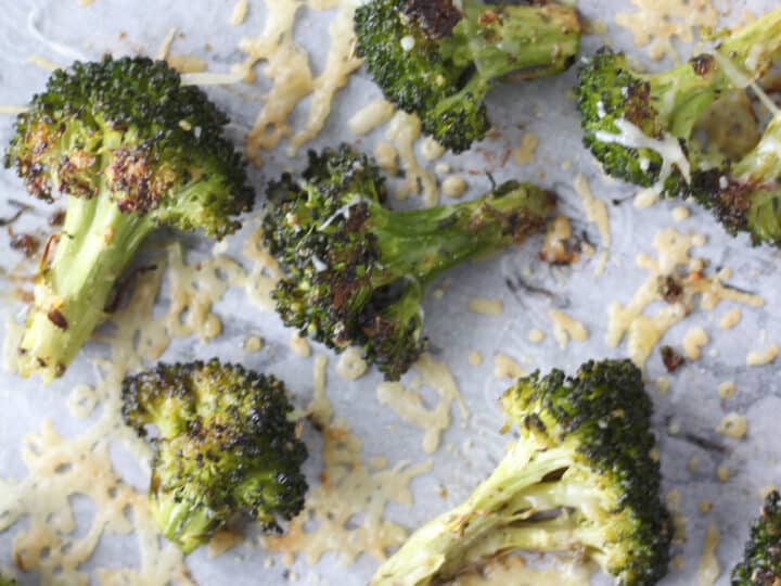 baked garlic broccoli