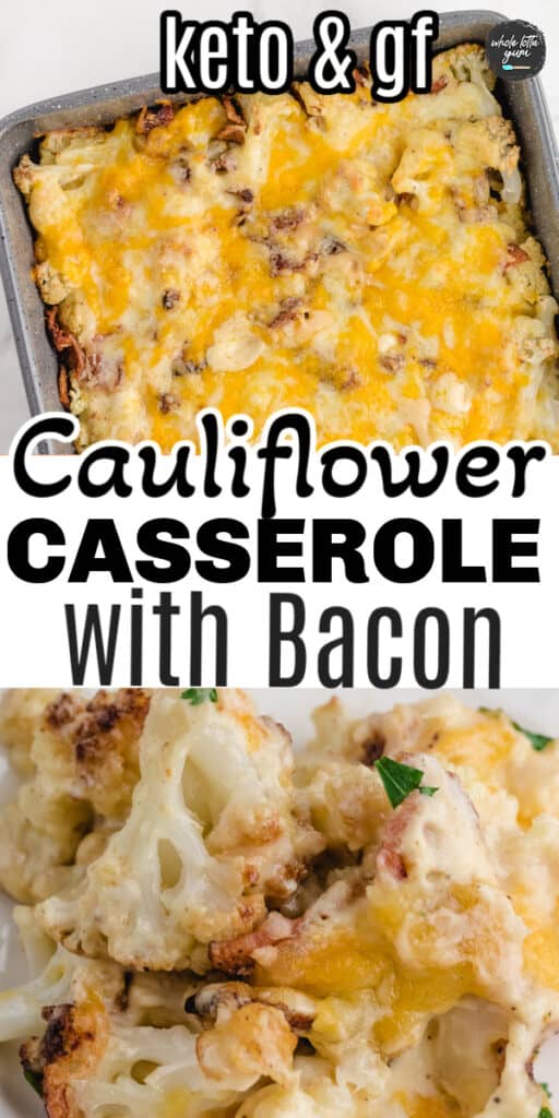 cauliflower casserole pin 
