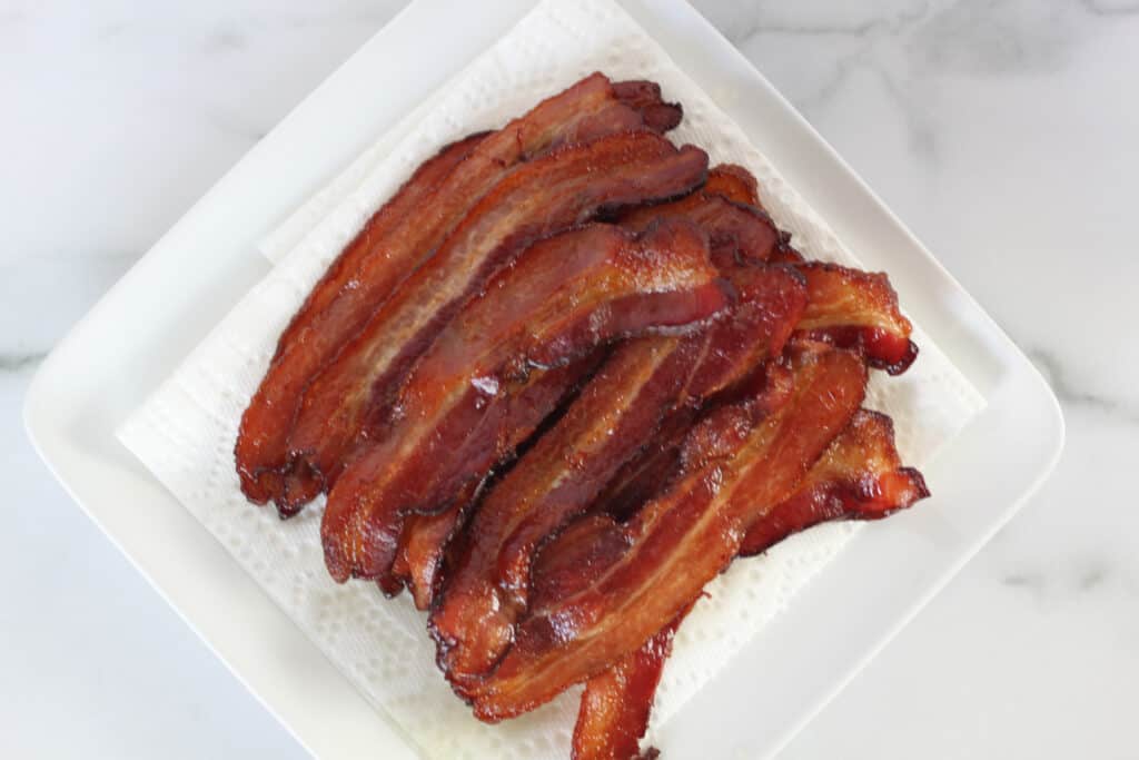 cooking bacon in the oven