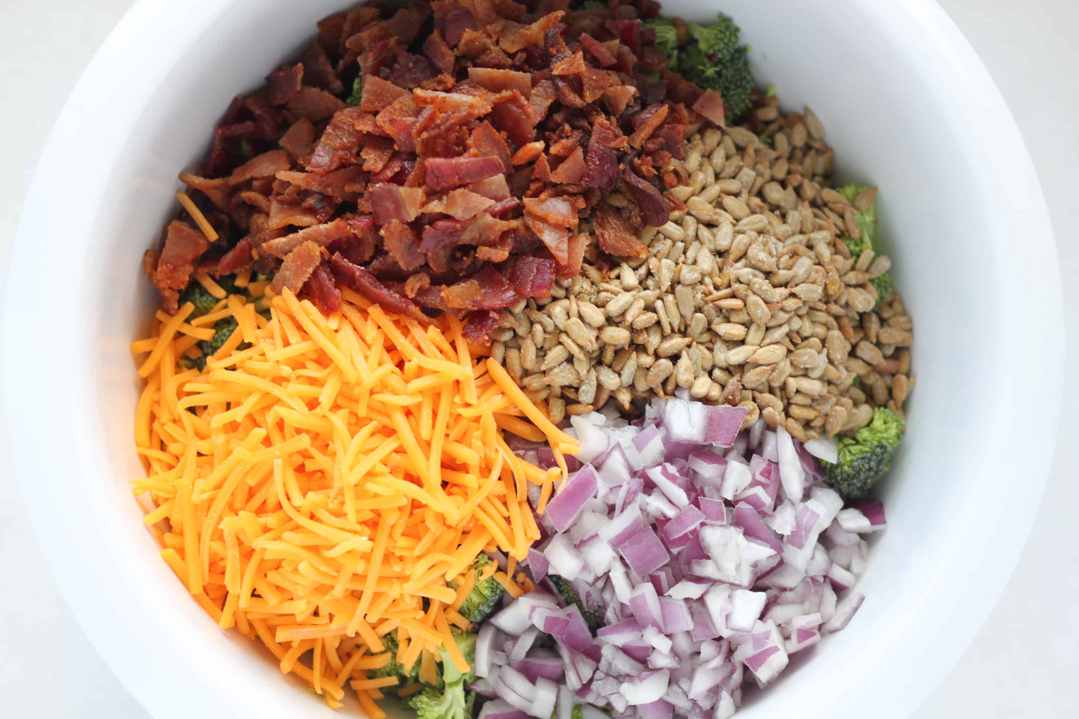 keto broccoli salad ingredients