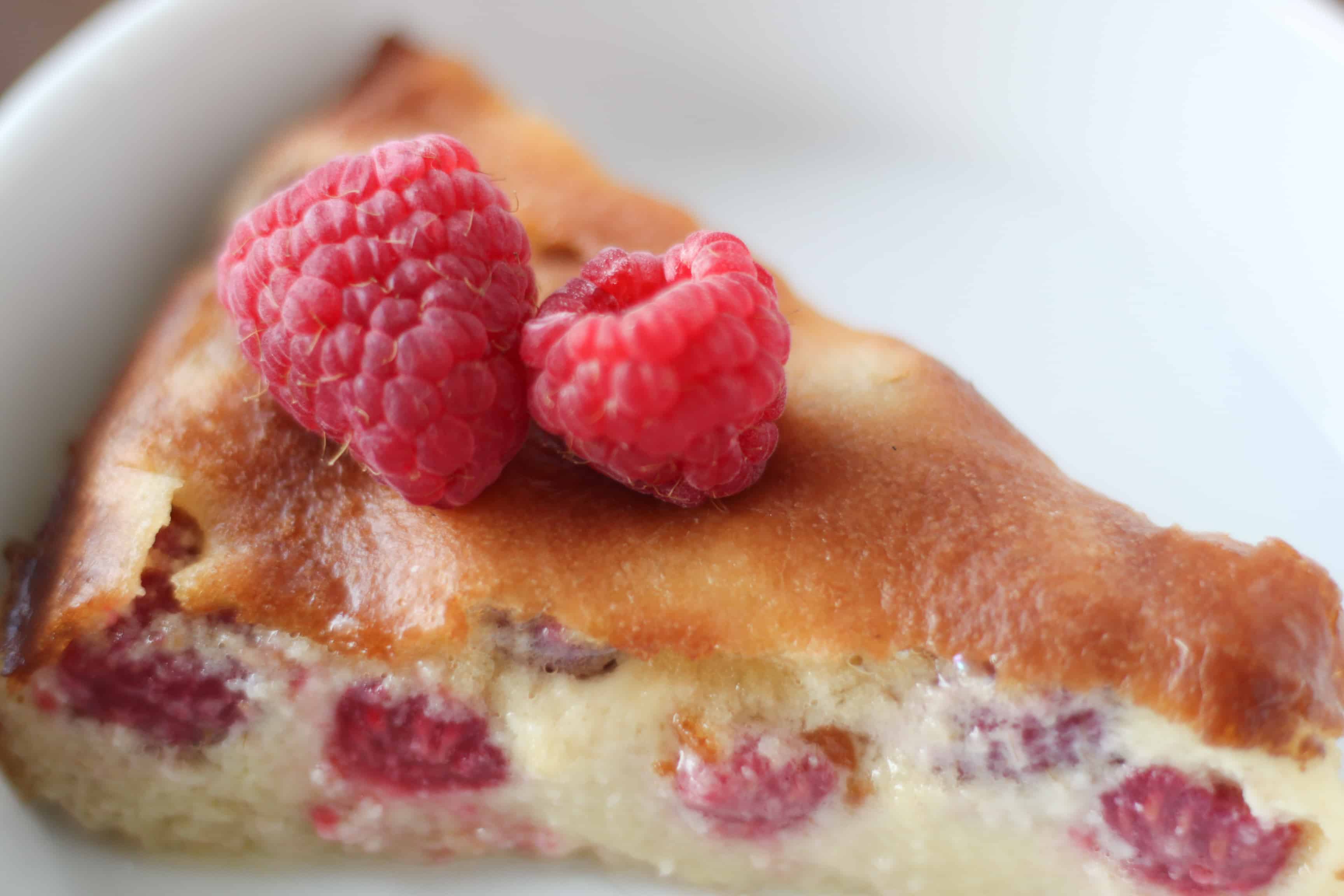 low carb custard pie in a white dish