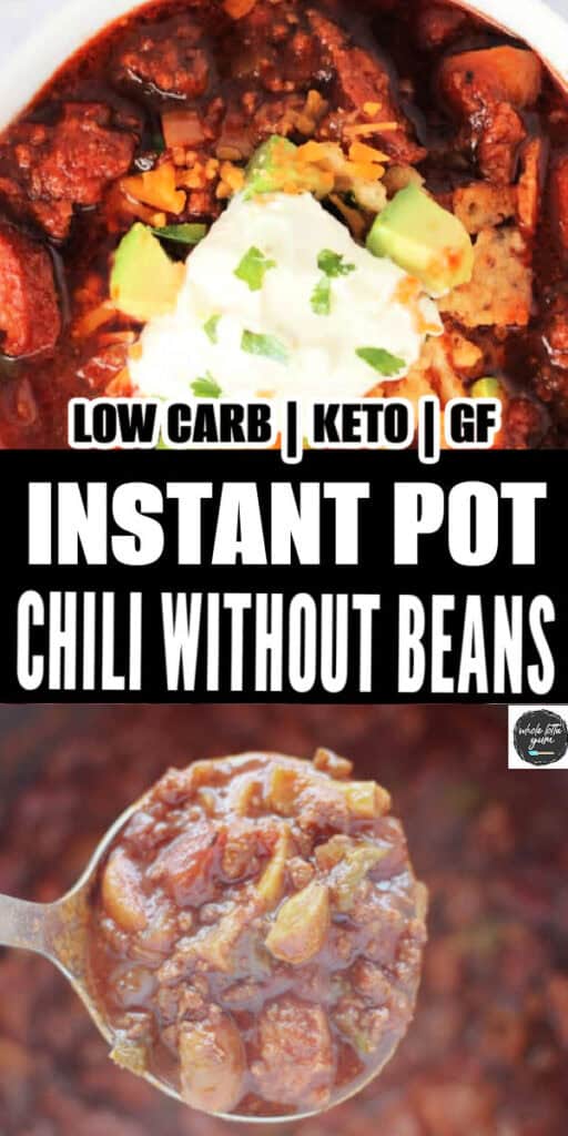 low carb social media pin for pinterest