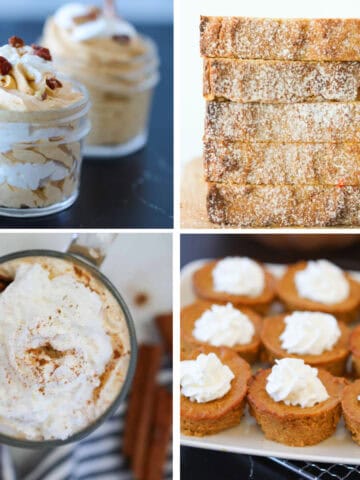 healthy pumpkin recipes collage that are low carb healthy and gluten free