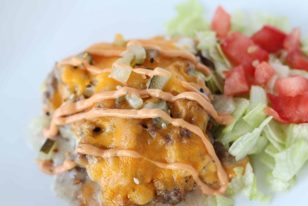 keto cheeseburger casserole