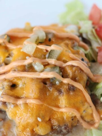 keto cheeseburger casserole