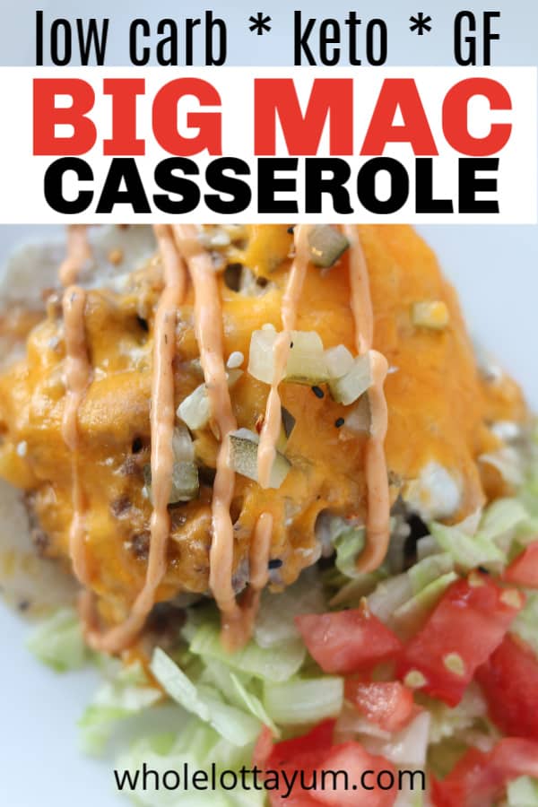 cheeseburger casserole keto