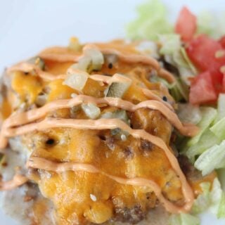 keto cheeseburger casserole
