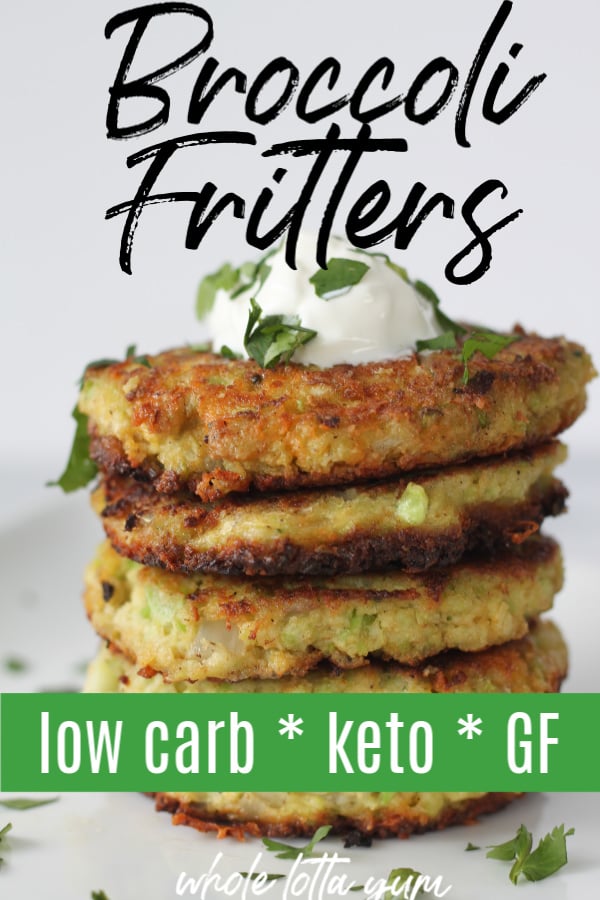 broccoli fritters keto
