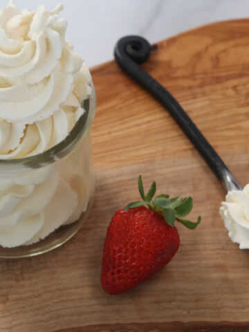 stevia whipped cream