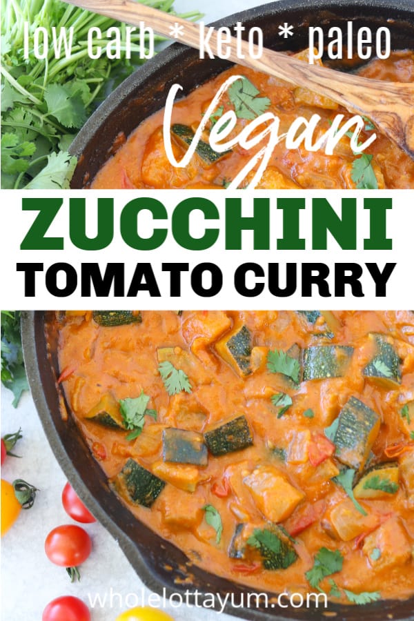 vegetarian red curry pin for Pinterest