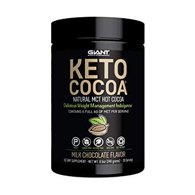 Image for Keto Chocolate Cocoa Mix- Delicious Sugar Free Hot Chocolate Mix with 6g of MCTs for Appetite Suppressing Ketogenic Diet and Low Carb Lifestyle | No Gluten | 20 Servings