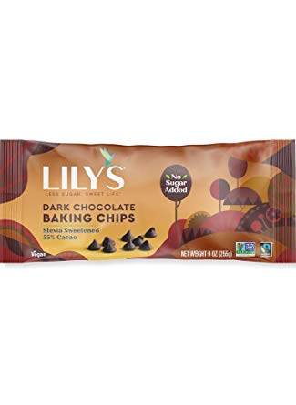 Image for Lily's Dark Chocolate Chips- 1x9 OZ., Keto Chocolate Chips