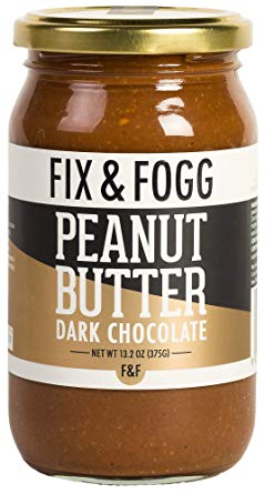 Image for Gourmet Dark Chocolate Peanut Butter. Handmade in New Zealand from Fix & Fogg with 62% Dark Chocolate. Keto Friendly. Non-GMO. Superior Tasting Chocolate Spread. Low in Sugar (13.2 oz)