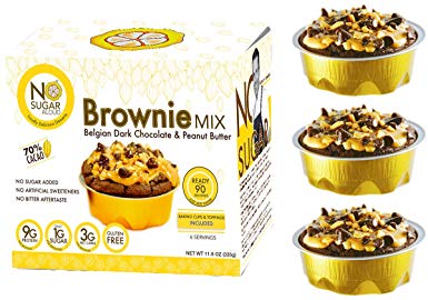 Image for No Sugar Aloud, Keto Chocolate Brownie Mix (No sugar added, gluten free, Vegan, Keto and Diabetic friendly)