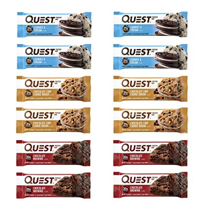 Image for Quest Keto Chocolate Protein Bar's- Chocolate Lover's Variety Pack. Low Carb Meal Replacement Bar with 20 gram+ Protein. High Fiber, Gluten-Free (12 Count)