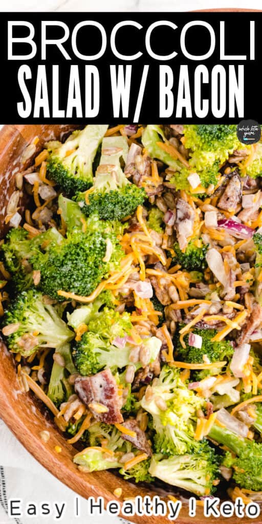 keto broccoli salad recipes pin
