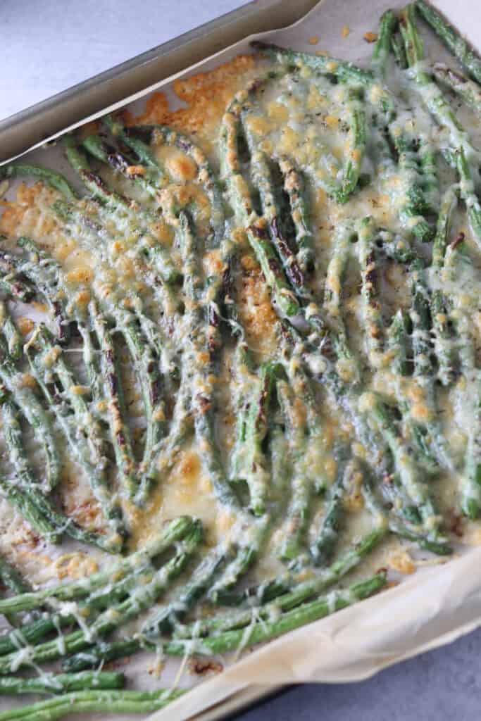 how to roast green beans