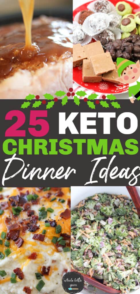 keto christmas dinner recipes pin pinterest