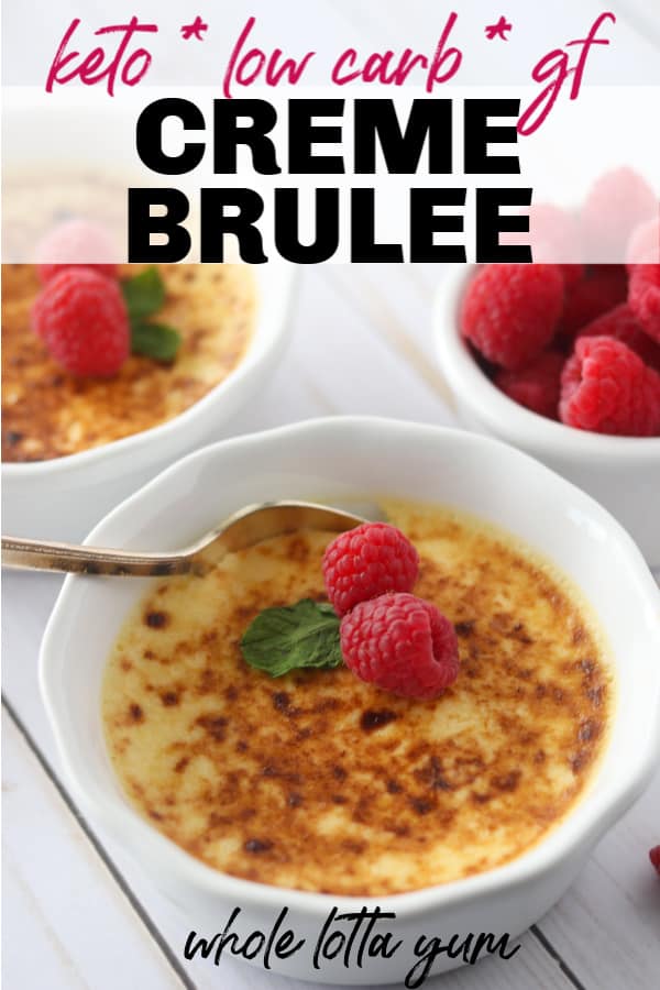 keto creme brulee
