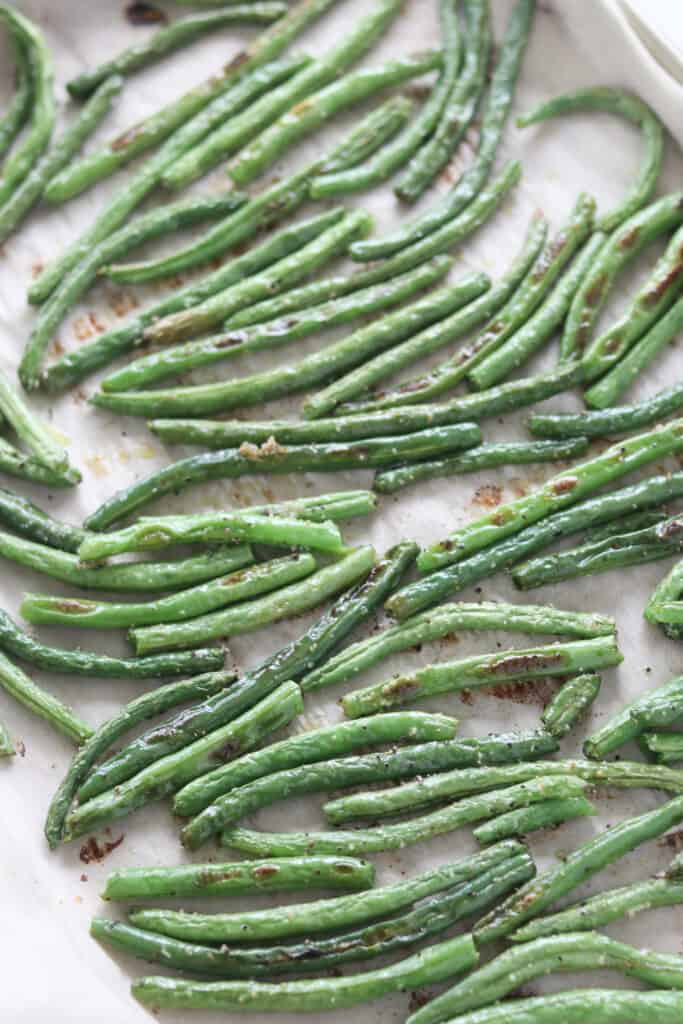 roasted green beans with garlic