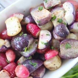roasted radishes keto