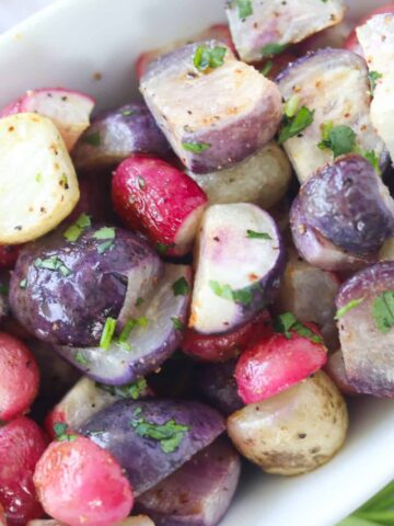 roasted radishes keto