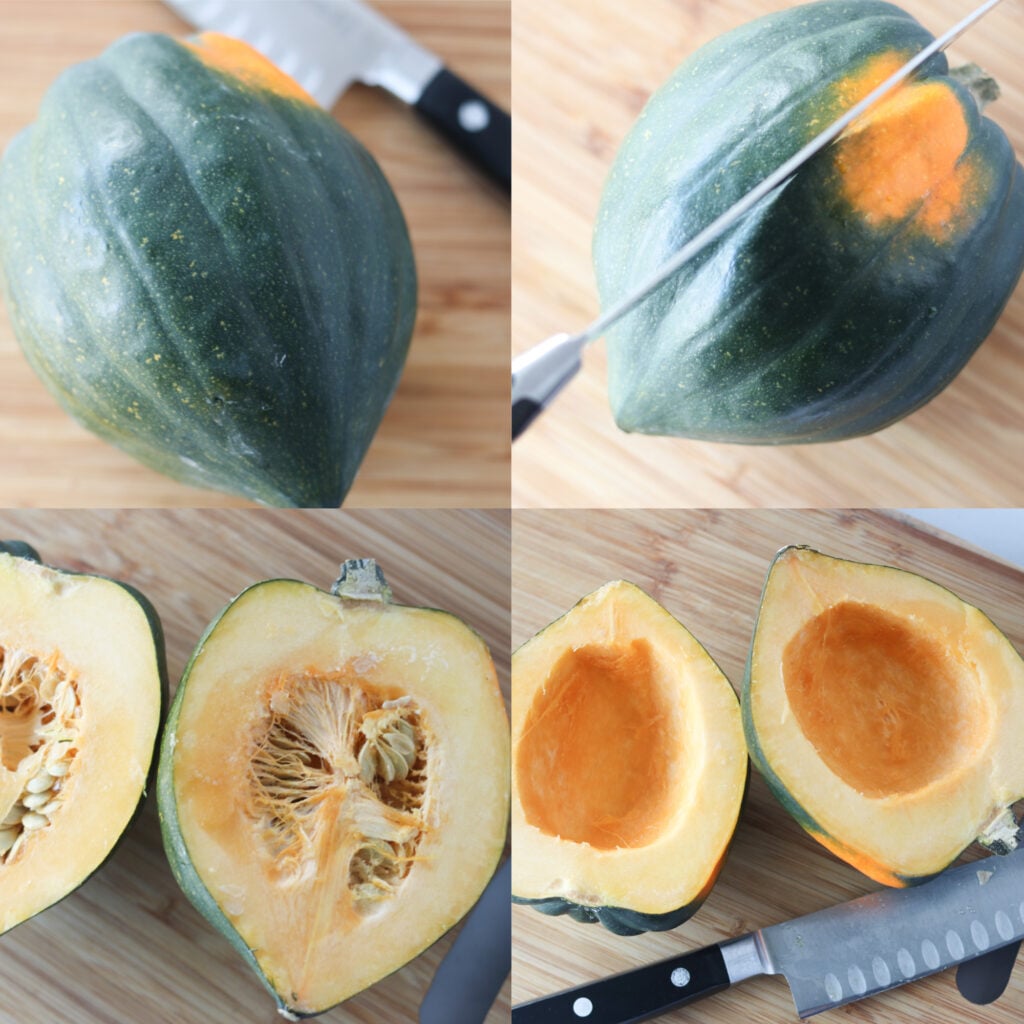 acorn squash in microwave