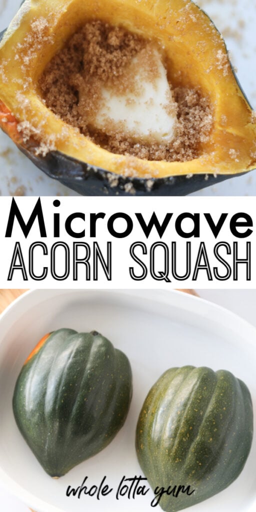 how to cook acorn squash microwave