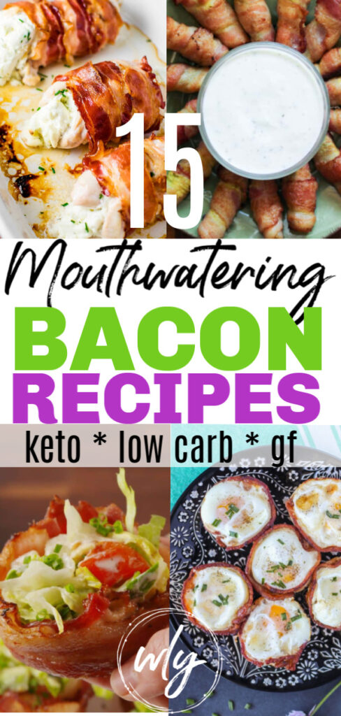 keto bacon recipes Pinterest pin