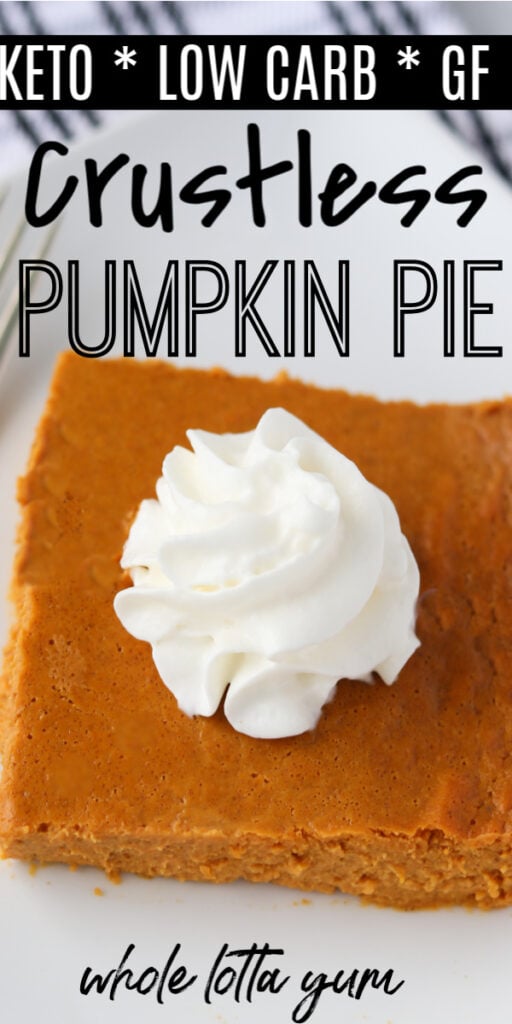 keto pumpkin pie