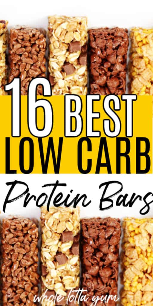 protein bar with low carbs
