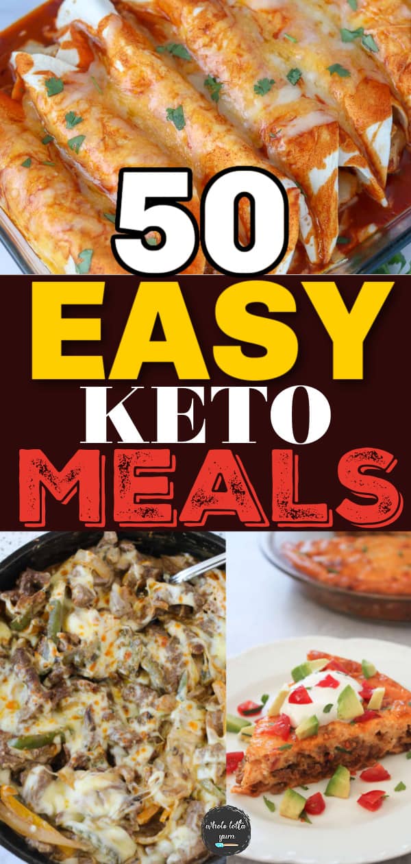 free easy keto meals pinterest pin